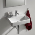 Laufen Pro S Раковина 45х34х8.5см, подвесная/на столешницу, с 1 отв. под смеситель, c переливом, цвет: белый