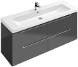 Villeroy & Boch Subway 2.0 Тумба под раковину подвесная 128.7x52x44.9